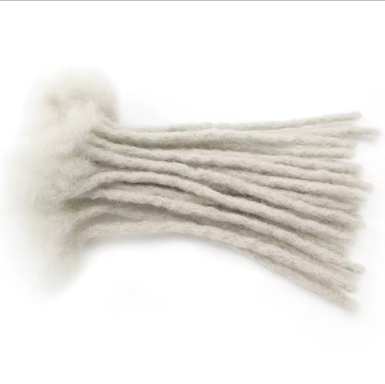 Dreadlocks Extensions cheveux humains gris