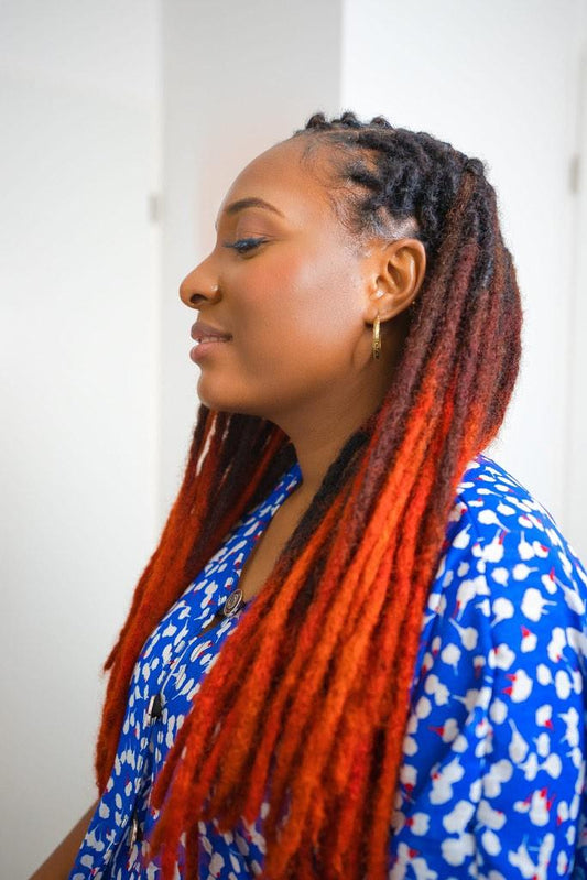 Dreadlocks Cheveux Humains KK/Ginger – Largeurs 0,6 cm & 0,8 cm – photo 3