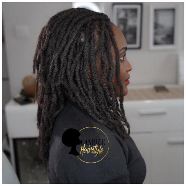 Dreadlocks Texturé Noir Naturel