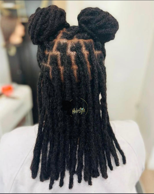 Dreadlocks Cheveux Humains Noir Naturel #1B