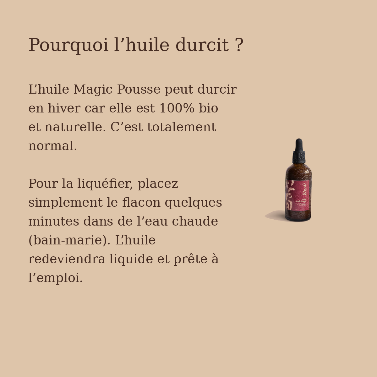 L'Huile Magic Pousse à la Graine de Palmiste 100 ml