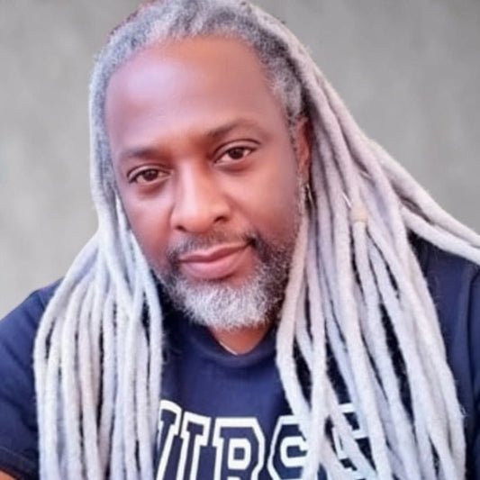 Dreadlocks Extensions cheveux humains gris