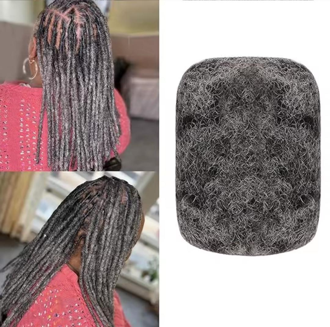 Dreadlocks Cheveux Humains Sel et Poivre