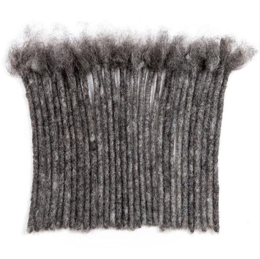 Dreadlocks Cheveux Humains Sel et Poivre – principale