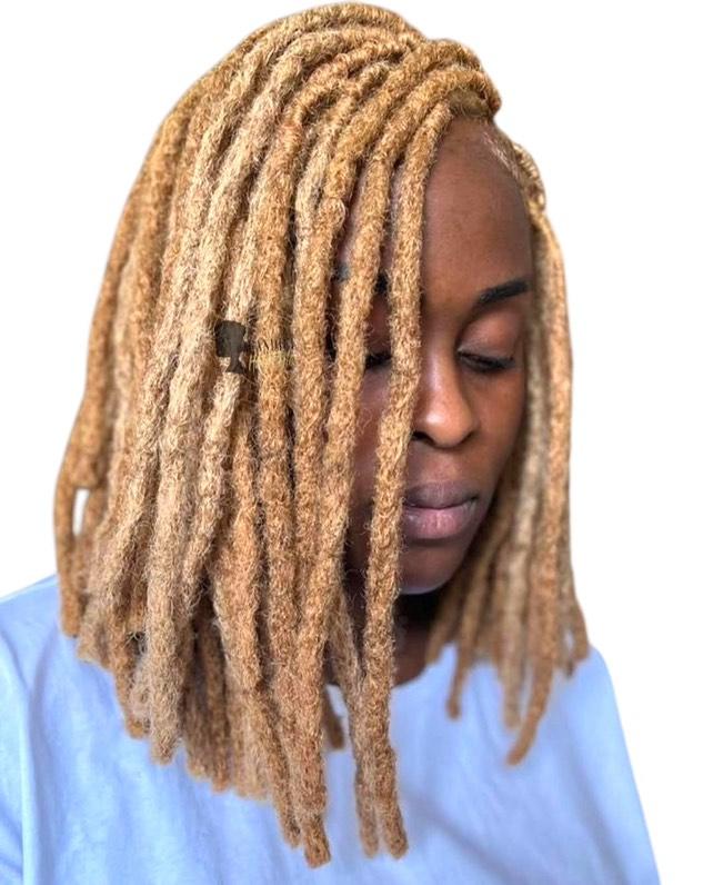 Dreadlocks Cheveux Humains Blond Miel #27 – photo 3